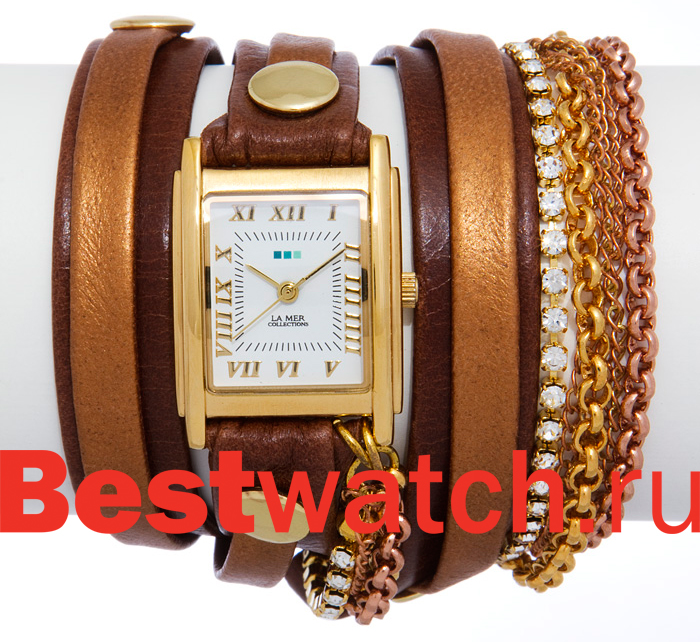 Часы La Mer С цепочками и подвесками LMMULTI9005